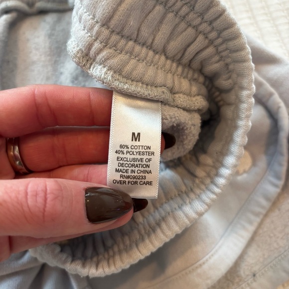 Playboy by Pacsun Bunny Sweat Shorts Light Periwinkle Size Medium Women's - Picture 7 of 10